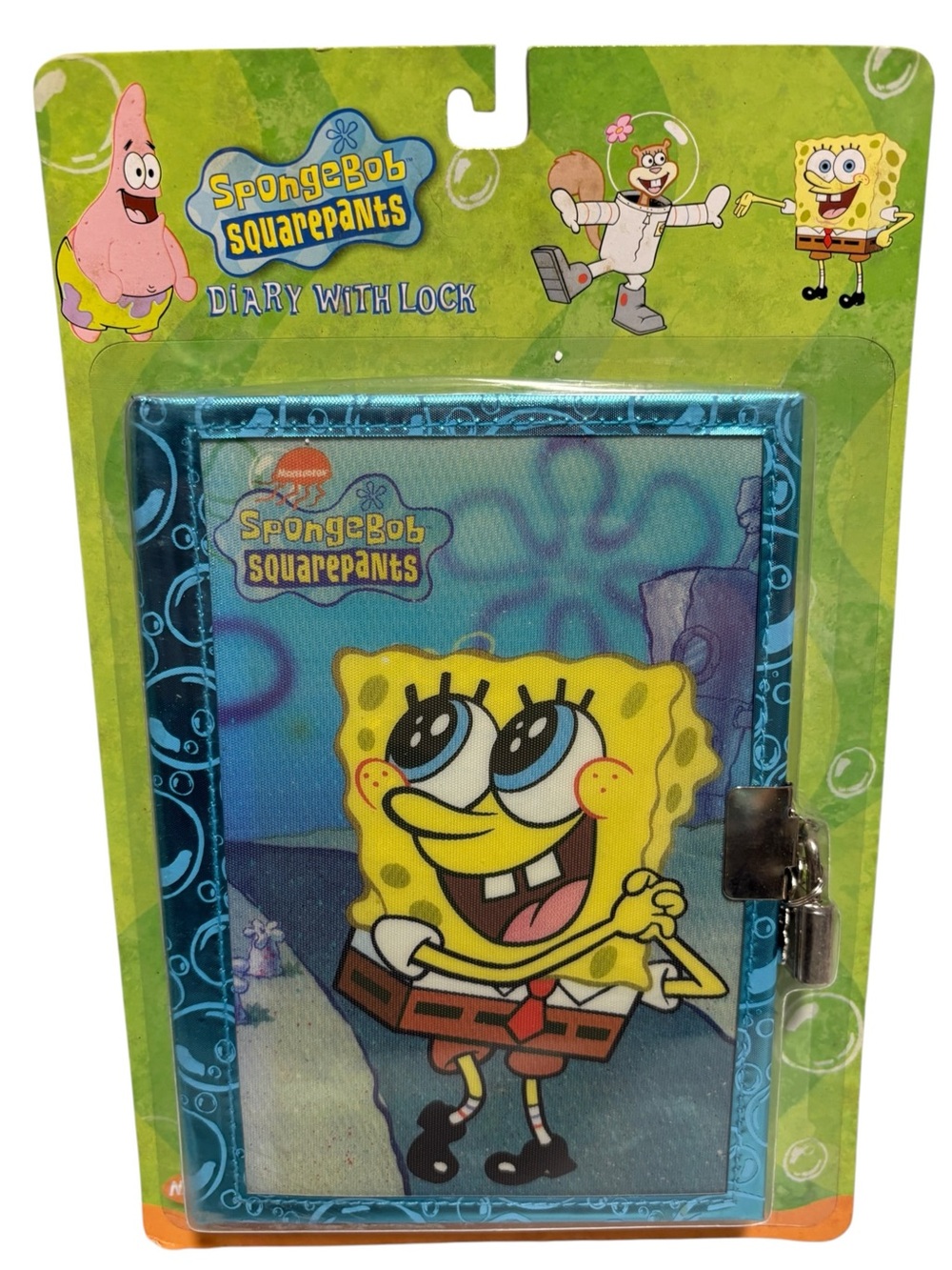 Vintage 2002 SpongeBob Squarepants Diary With Lock NEW Sealed